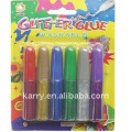 5.5ml -6color Glitter Kleber für Kinder zu zeichnen